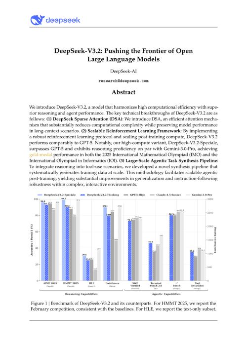 DeepSeek：2025 DeepSeek-V3.2技术报告（英文版）（23页）.pdf