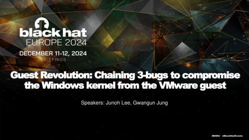 客户机革命：利用三个漏洞从 VMware 客户机入侵 Windows 内核.pdf