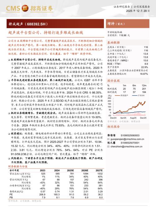 骄成超声（688392）-A股公司研究报告：超声波平台型公司持续打造多维成长曲线-251229（40页）.pdf