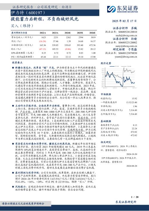 伊力特-公司研究报告-提能蓄力启新程不负西域好风光-250217（28页）.pdf
