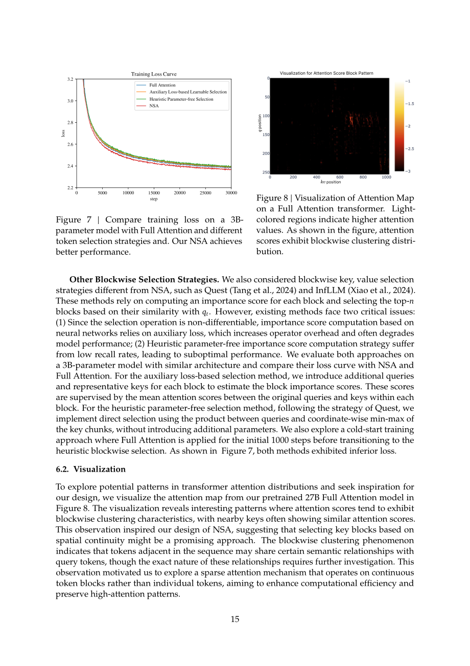 Deepseek：2025原生稀疏注意力：硬件对齐且可原生训练的稀疏注意力机制技术报告（英文版）（24页）.pdf_第15页