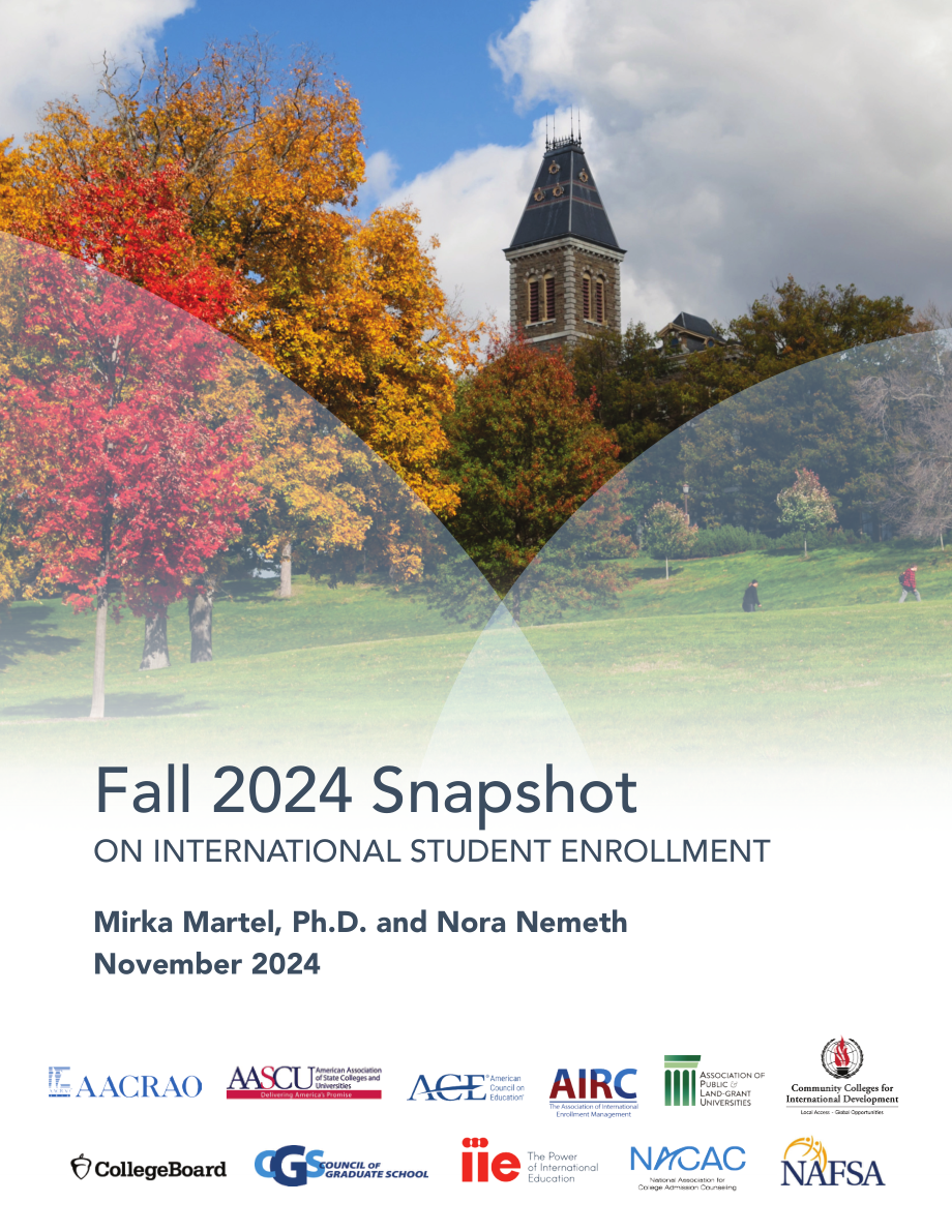 美国国际教育协会（IIE）：2024年秋季美国国际学生入学概述报告（英文版）（18页）.pdf_第1页