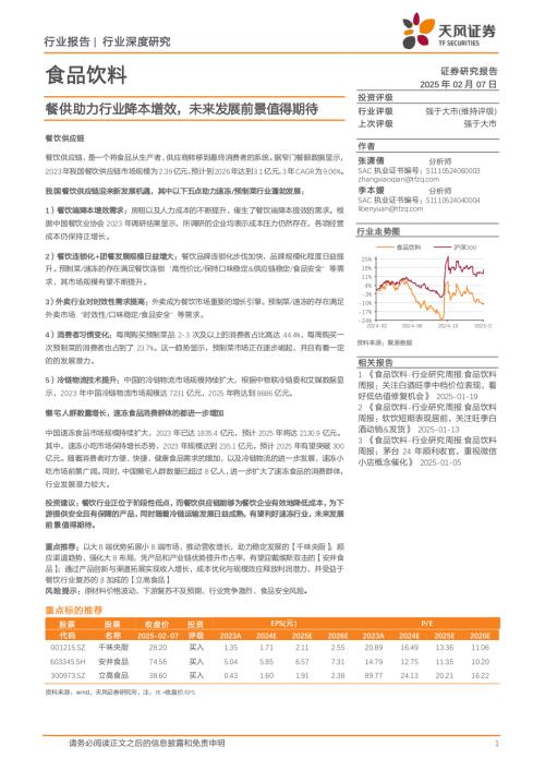 食品饮料行业：餐供助力行业降本增效未来发展前景值得期待-250207（29页）.pdf