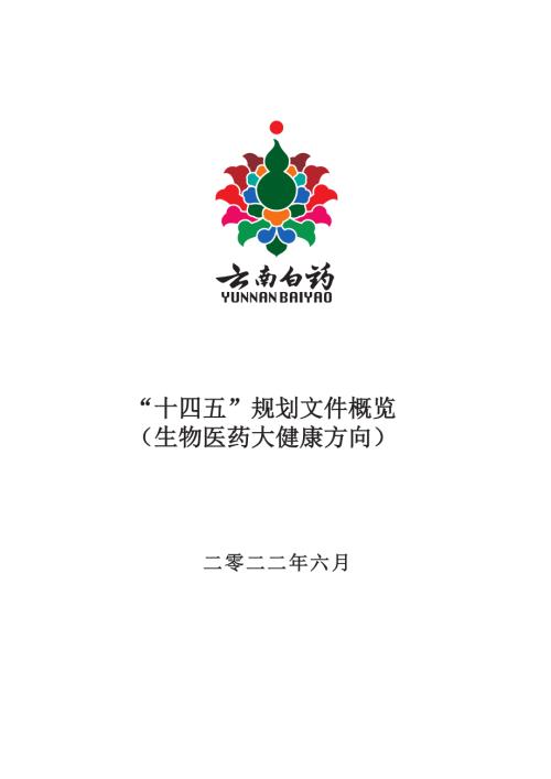 云南白药：十四五规划文件概览生物医药大健康方向（1255页）.pdf