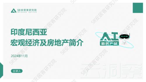58安居客：2024年印度尼西亚宏观经济及房地产简介（11页）.pdf