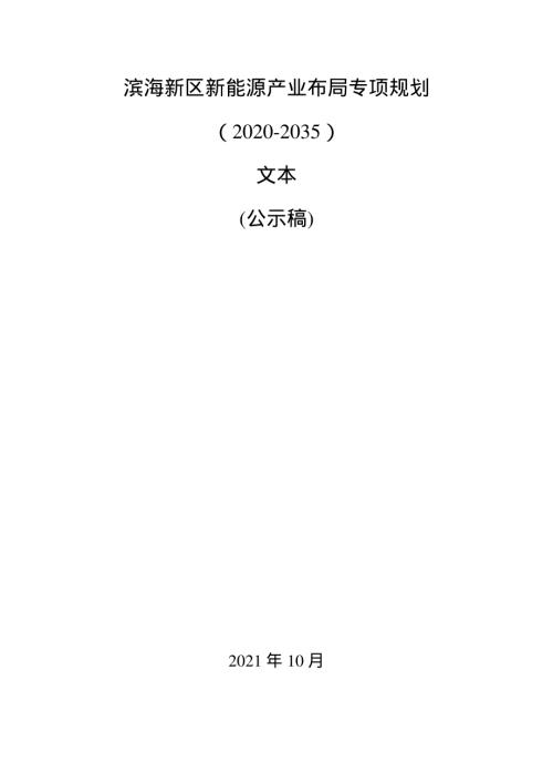 天津滨海新区人民政府：滨海新区新能源产业布局专项规划2020-2035文本公示稿（44页）.pdf