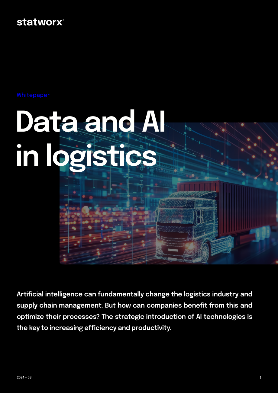 Statworx：2024物流行业中的数据与AI白皮书：战略性地引入人工智能技术（英文版）（27页）.pdf_第1页