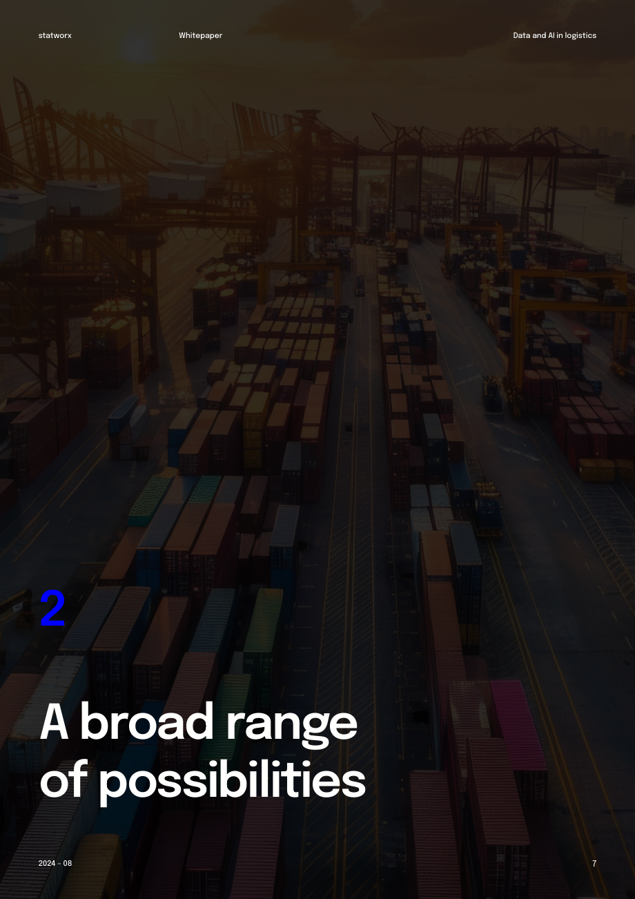 Statworx：2024物流行业中的数据与AI白皮书：战略性地引入人工智能技术（英文版）（27页）.pdf_第7页