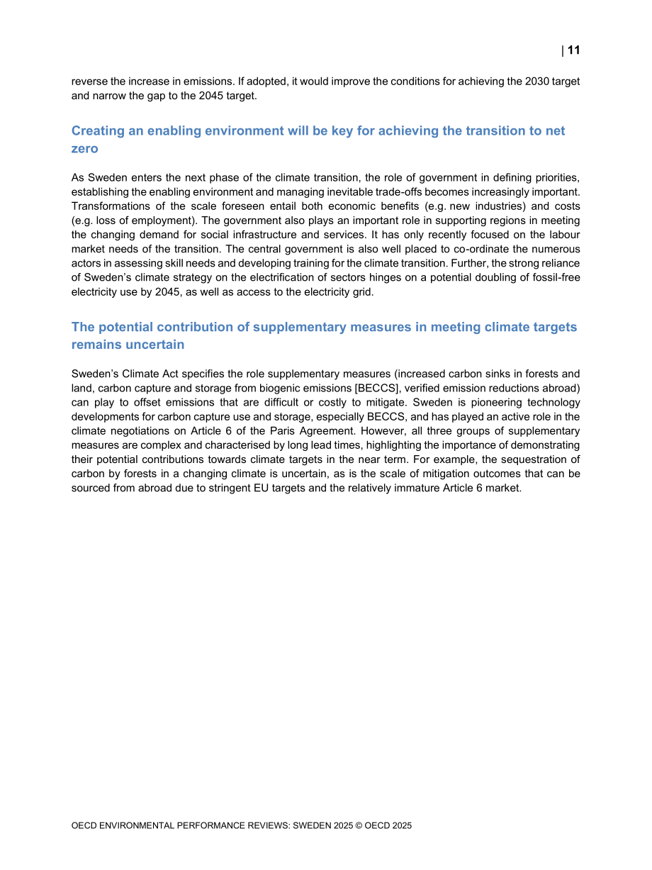 经合组织（OECD）：2025年瑞典环境绩效评估报告（英文版）（108页）.pdf_第13页