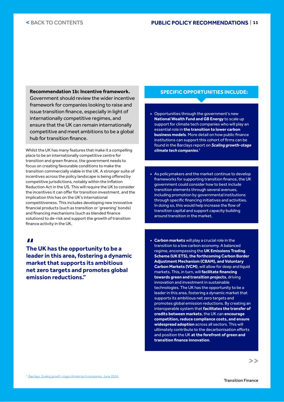 2024年英国政策报告：转型金融（英文版）.Barclays.[2024-10-01].pdf_第11页