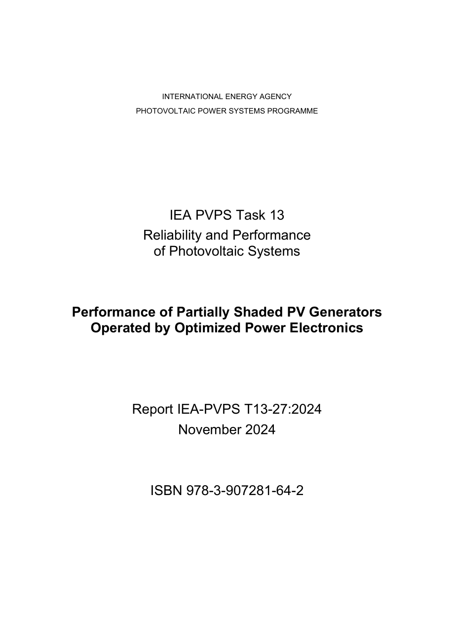 IEA PVPS：2024优化电力电子技术驱动的局部阴影光伏发电机性能研究报告（英文版）（78页）.pdf_第3页