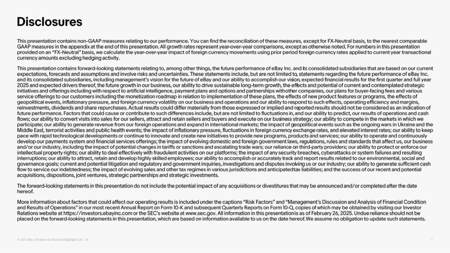 eBay（EBAY）2024年第四季度及全年度财务报告「NASDAQ」（英文版）（36页）.pdf_第2页