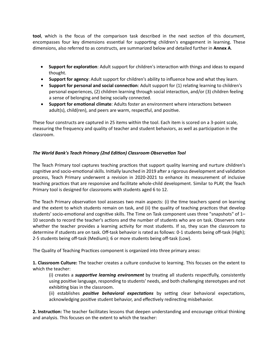 世界银行：2025基于内容分析法的教学观察工具效度研究报告：PLAY与Teach Primary比较（英文版）（64页）.pdf_第9页