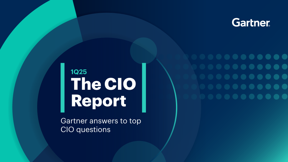 Gartner：2025年第一季度首席信息官（CIO）报告：最关切问题解答（英文版）（27页）.pdf_第1页