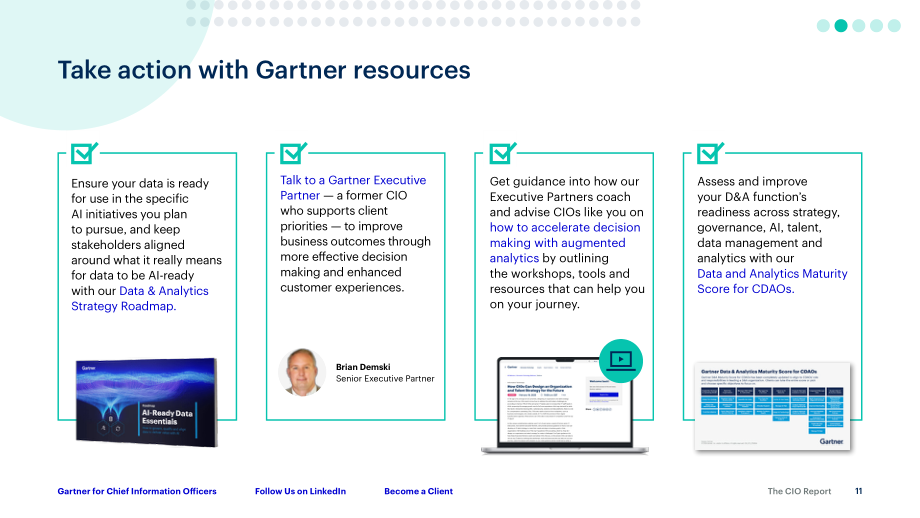 Gartner：2025年第一季度首席信息官（CIO）报告：最关切问题解答（英文版）（27页）.pdf_第11页