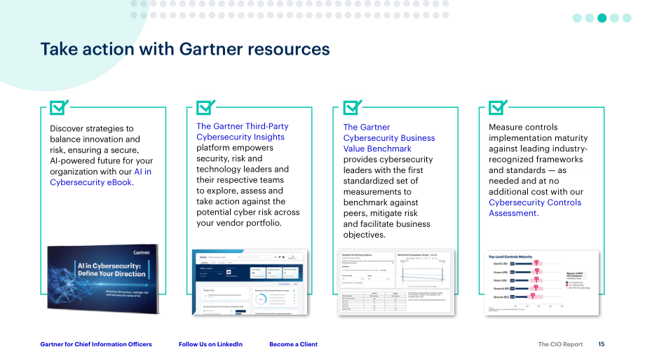 Gartner：2025年第一季度首席信息官（CIO）报告：最关切问题解答（英文版）（27页）.pdf_第15页