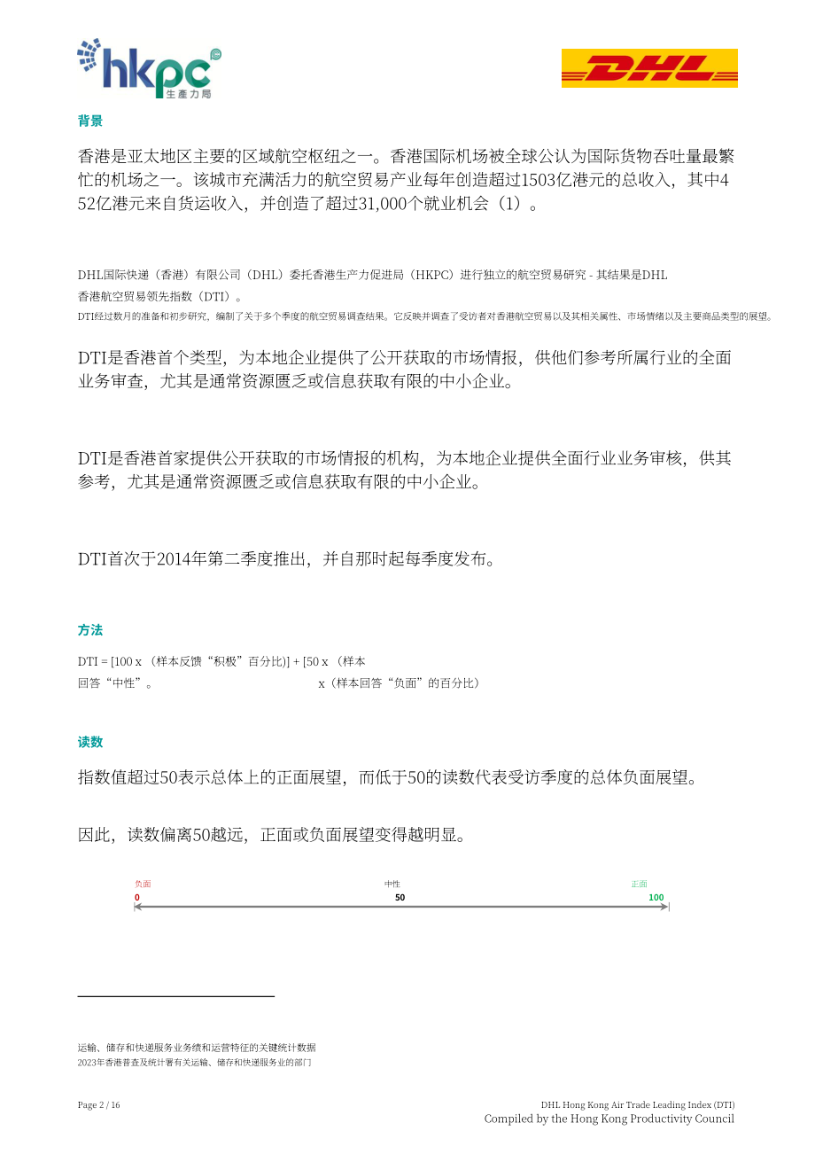 香港生产力促进局：2025年第二季度DHL香港空运贸易领先指数（DTI）报告（英文版）（16页）.pdf_第2页
