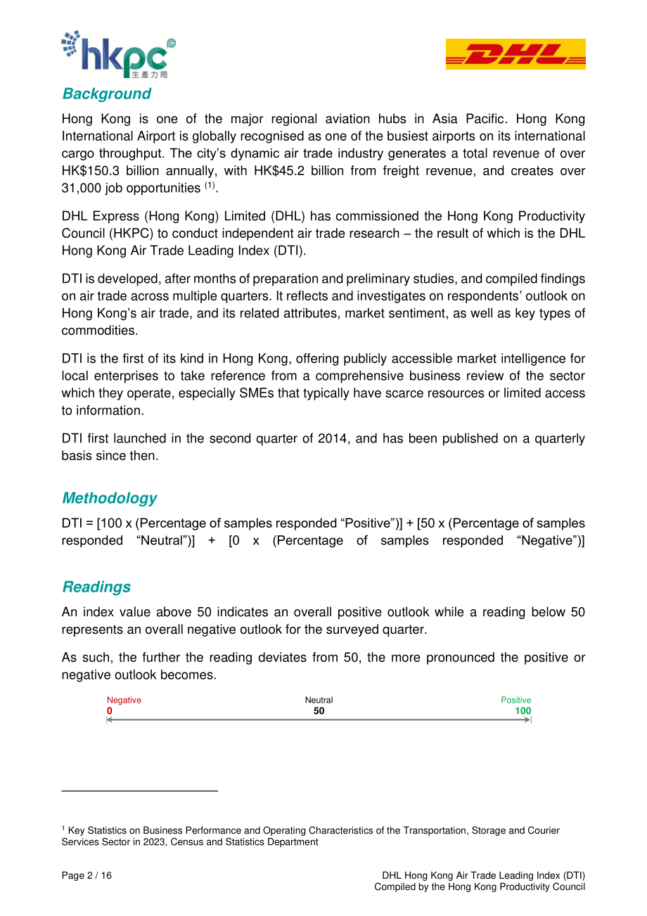 香港生产力促进局：2025年第二季度DHL香港空运贸易领先指数（DTI）报告（英文版）（16页）.pdf_第2页
