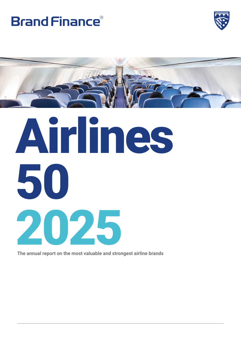 品牌金融（Brand Finance）：2025年全球航空公司品牌价值50强报告（英文版）（37页）.pdf_第1页