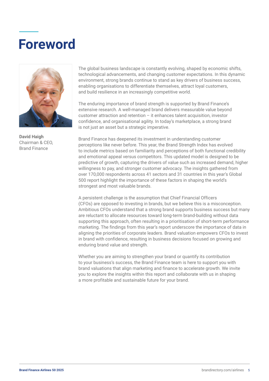 品牌金融（Brand Finance）：2025年全球航空公司品牌价值50强报告（英文版）（37页）.pdf_第5页