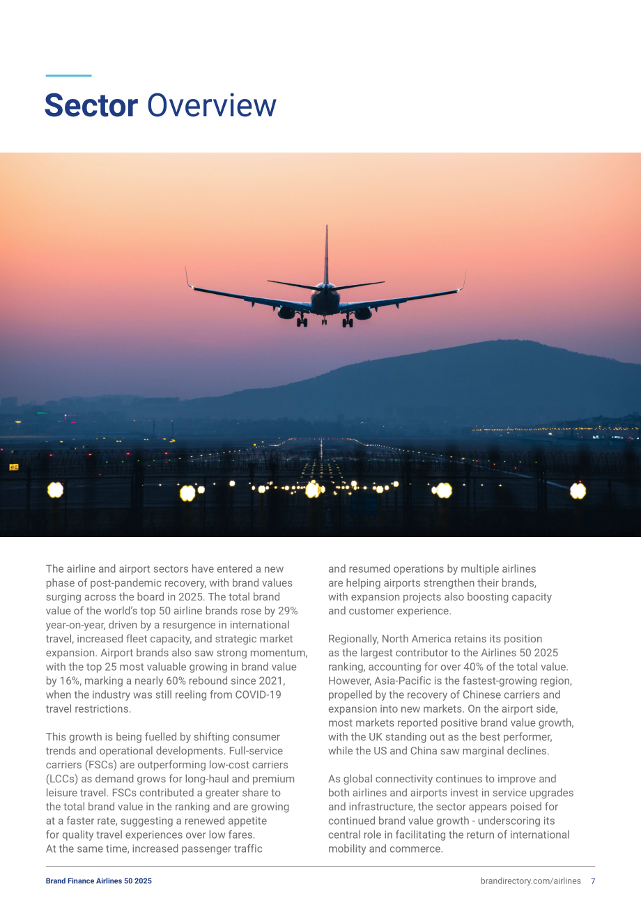 品牌金融（Brand Finance）：2025年全球航空公司品牌价值50强报告（英文版）（37页）.pdf_第7页