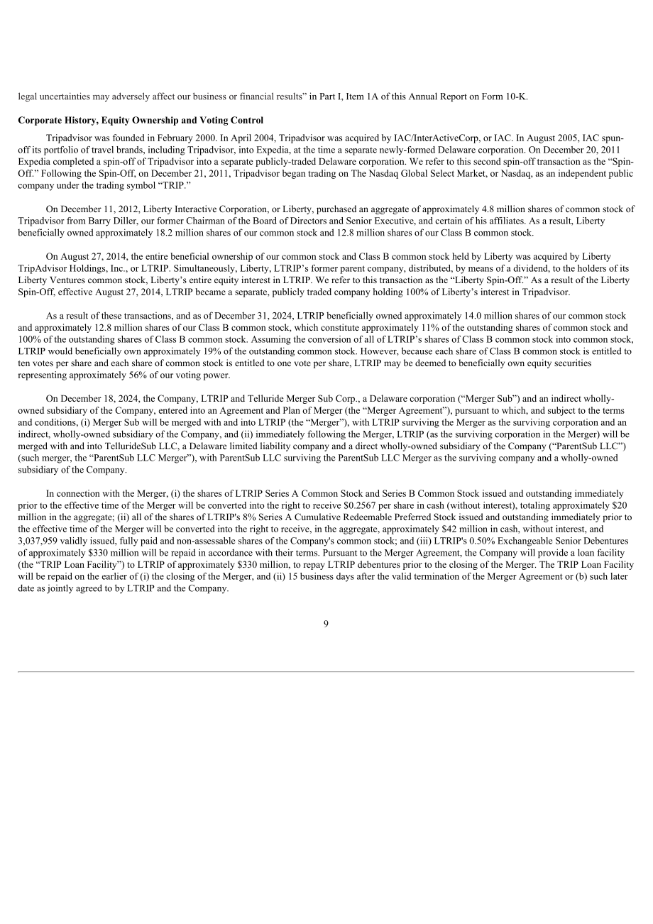 猫途鹰TripAdvisor Inc (TRIP) 2023年10-K年度报告「NASDAQ」（英文版）（145页）.pdf_第11页