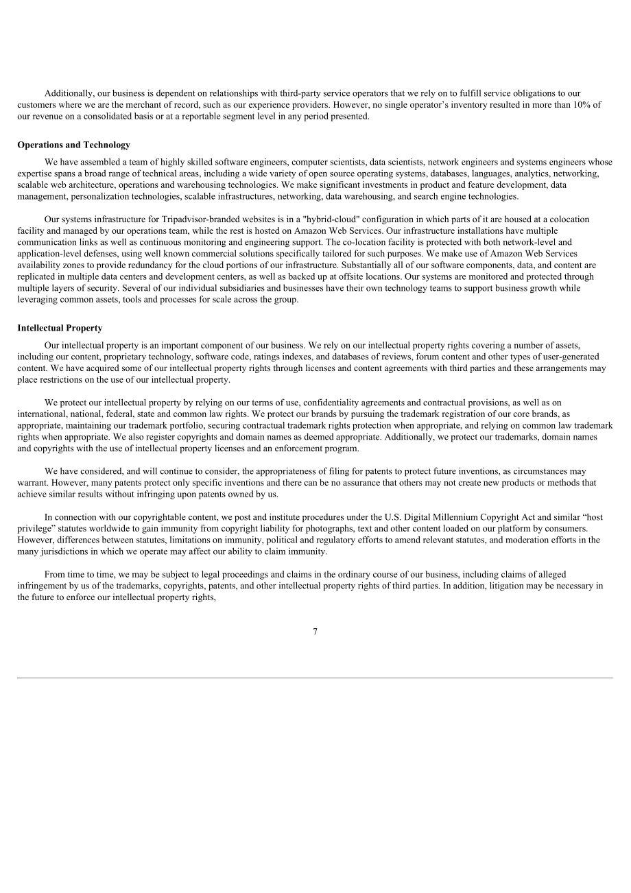 猫途鹰TripAdvisor Inc (TRIP) 2023年10-K年度报告「NASDAQ」（英文版）（145页）.pdf_第9页