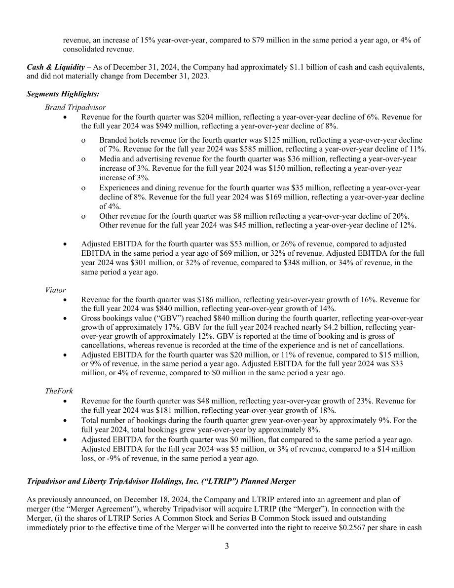 猫途鹰TripAdvisor Inc (TRIP) 2024年第四季度及全年业绩报告「NASDAQ」（英文版）（16页）.pdf_第3页