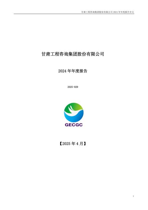 甘咨询：2024年年度报告.PDF
