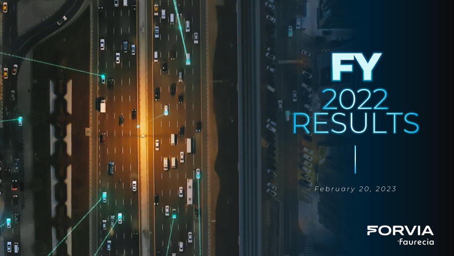 佛瑞亚【原佛吉亚】FORVIA (EO)：2022年全年业绩表现报告「巴黎泛欧交易所」（英文版）（46页）.pdf_第1页