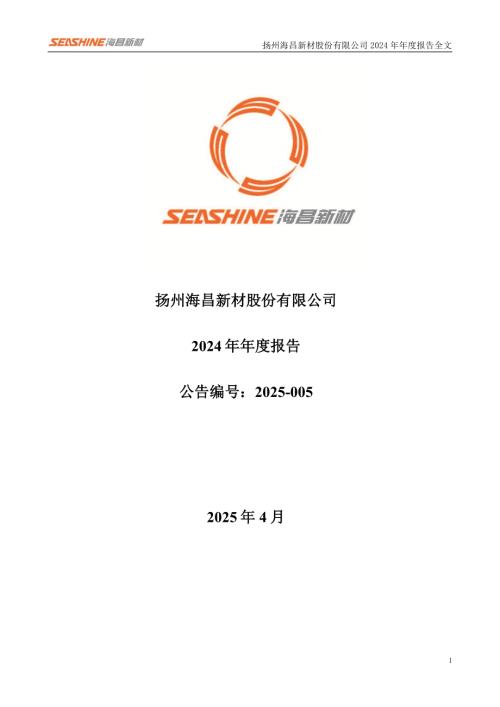 海昌新材：2024年年度报告.PDF