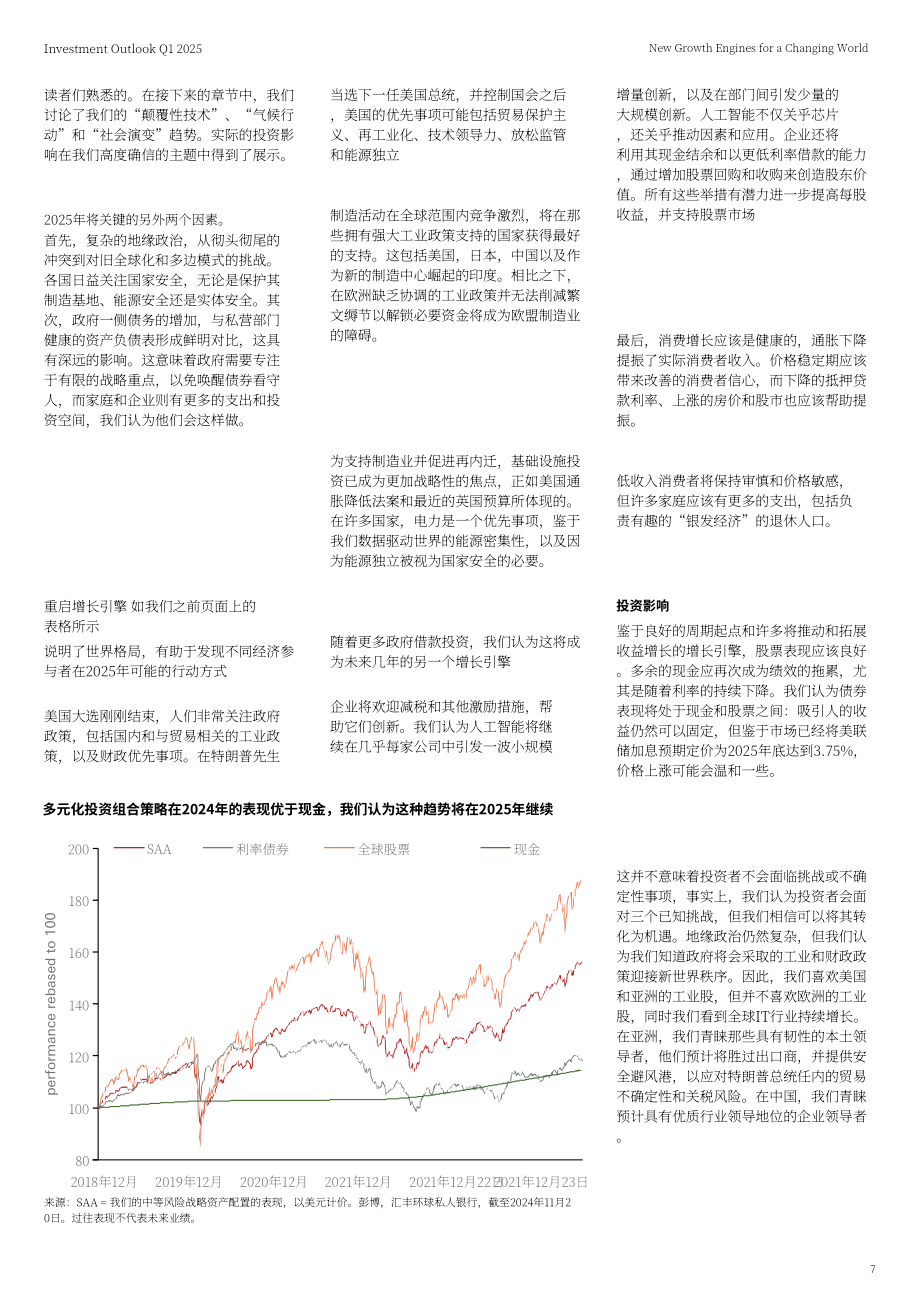 汇丰银行（HSBC）：2025年第一季度全球投资展望报告：驱动新时代的增长引擎（英文版）（36页）.pdf_第7页