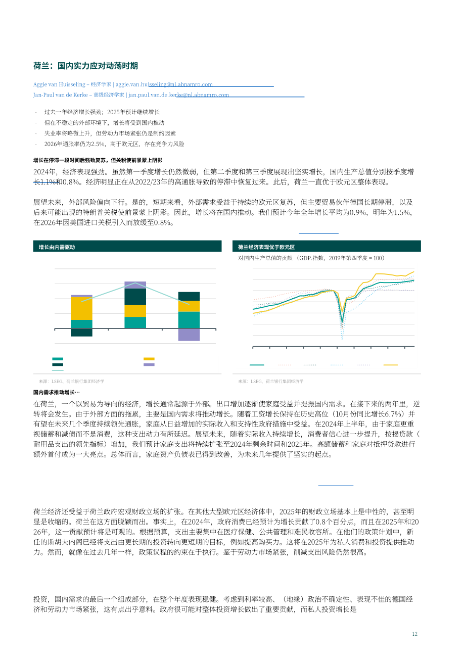 荷兰银行（ABN AMRO）：2025年全球经济展望报告（英文版）（21页）.pdf_第12页