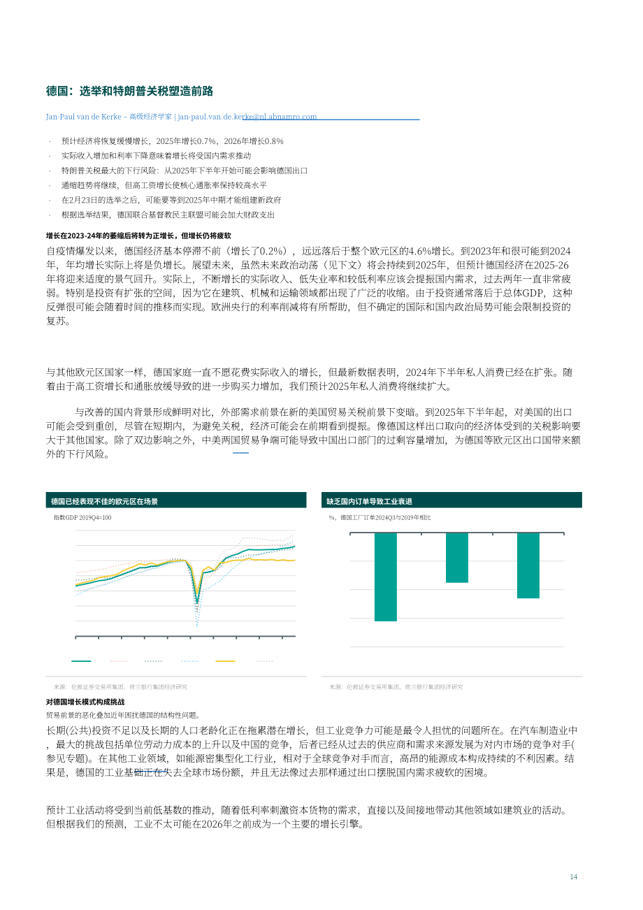 荷兰银行（ABN AMRO）：2025年全球经济展望报告（英文版）（21页）.pdf_第14页