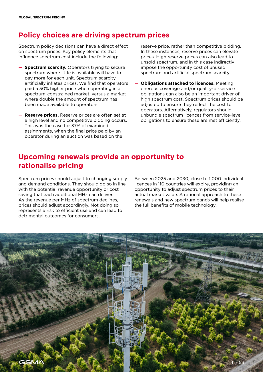 全球移动通信系统协会（GSMA）：2025全球频谱定价报告（英文版）（53页）.pdf_第11页
