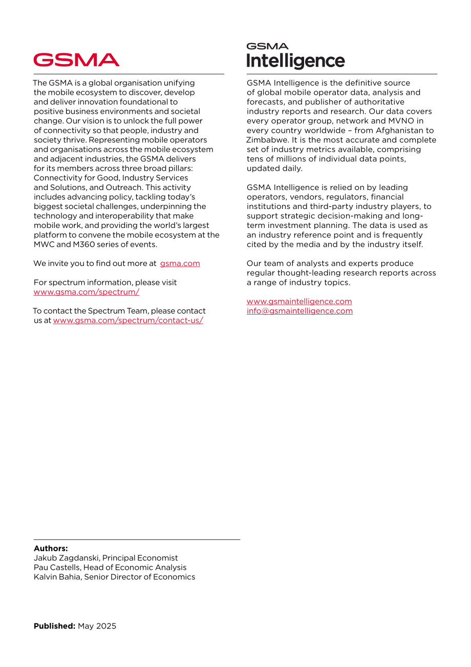 全球移动通信系统协会（GSMA）：2025全球频谱定价报告（英文版）（53页）.pdf_第2页