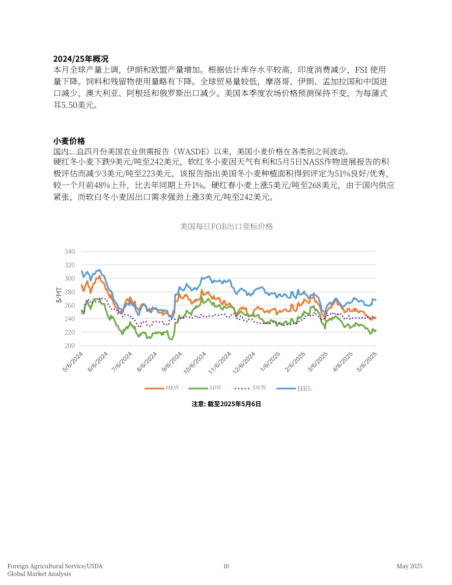 美国农业部：2025全球谷物粮食市场与贸易报告（英文版）（59页）.pdf_第10页
