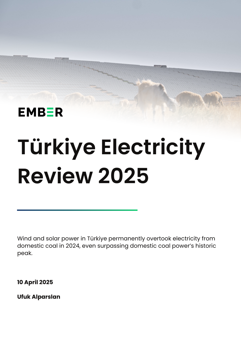 Ember：2025年土耳其电力评论报告：风光发电量首超煤电（英文版）（38页）.pdf_第1页