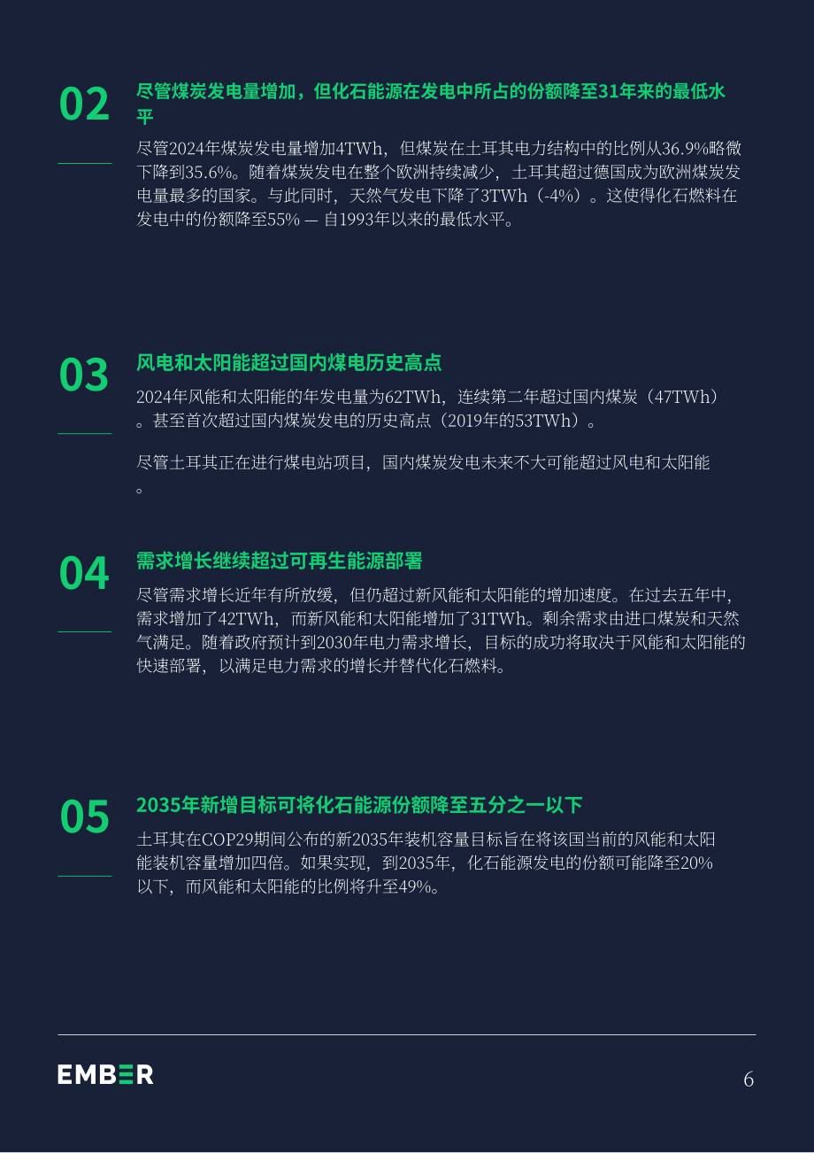 Ember：2025年土耳其电力评论报告：风光发电量首超煤电（英文版）（38页）.pdf_第6页
