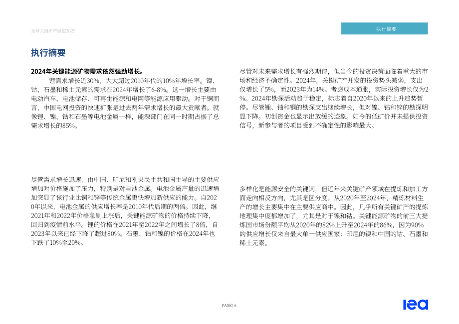 国际能源署（IEA）：2025年全球关键矿产展望报告（英文版）（312页）.pdf_第6页