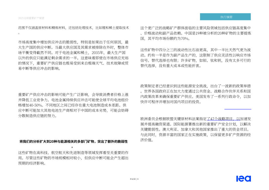 国际能源署（IEA）：2025年全球关键矿产展望报告（英文版）（312页）.pdf_第8页