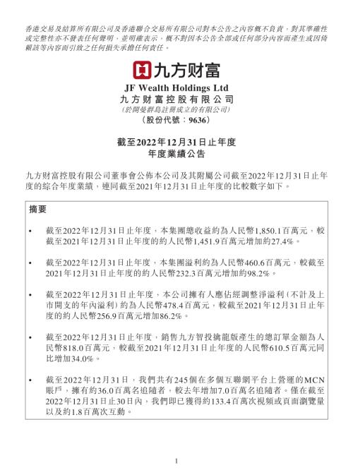 九方財富：截至2022年12月31日止年度年度業績公告.pdf