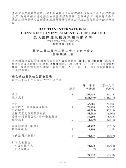 昊天國際建投：截至二零二零年三月三十一日止年度之全年業績公告.pdf