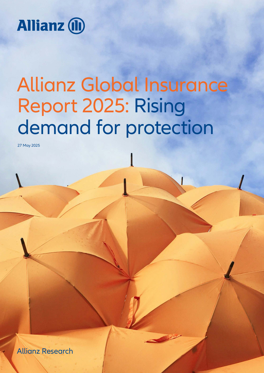 安联（Allianz）：2025年全球保险行业报告：保险需求攀升（英文版）（32页）.pdf_第1页