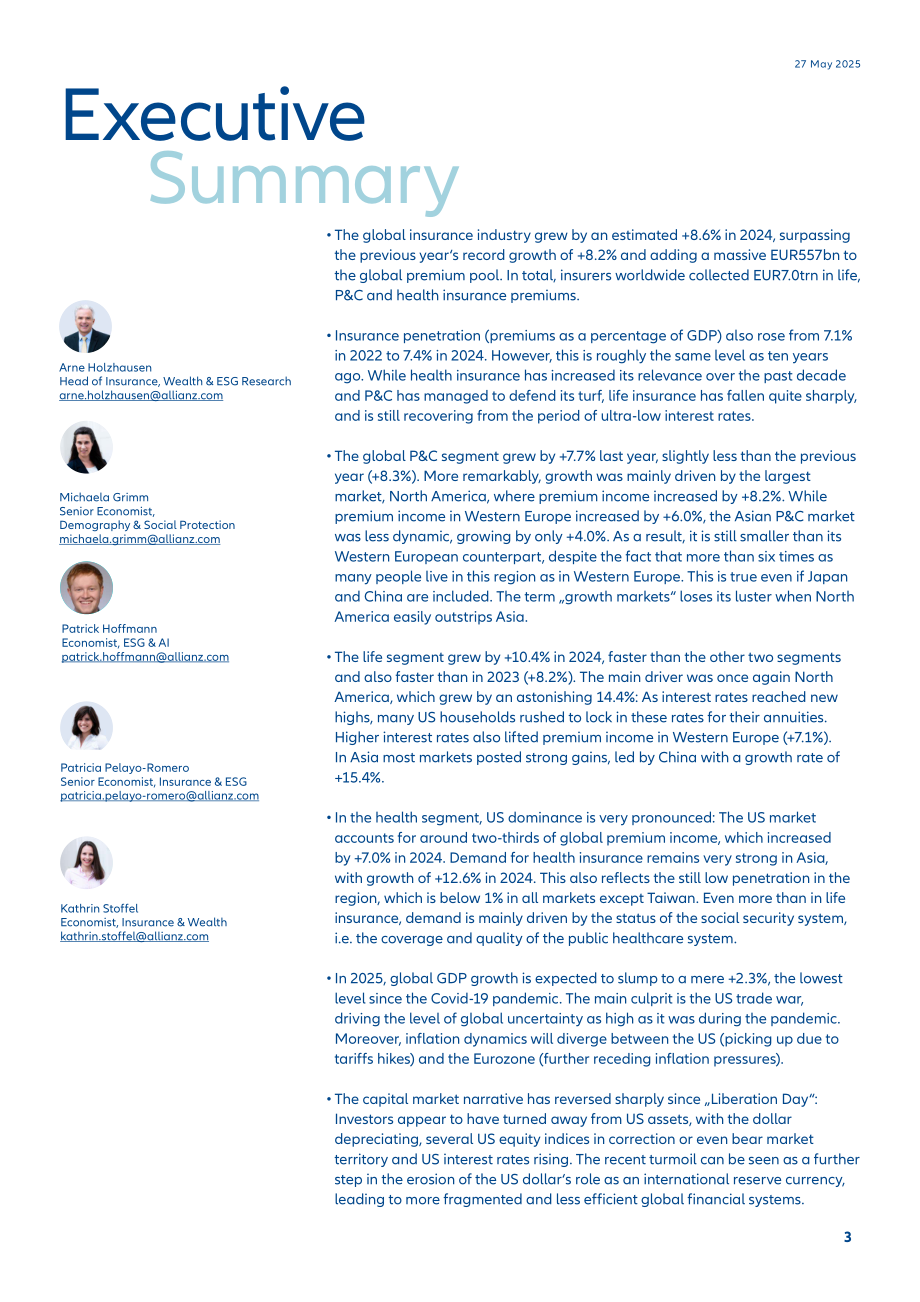安联（Allianz）：2025年全球保险行业报告：保险需求攀升（英文版）（32页）.pdf_第3页