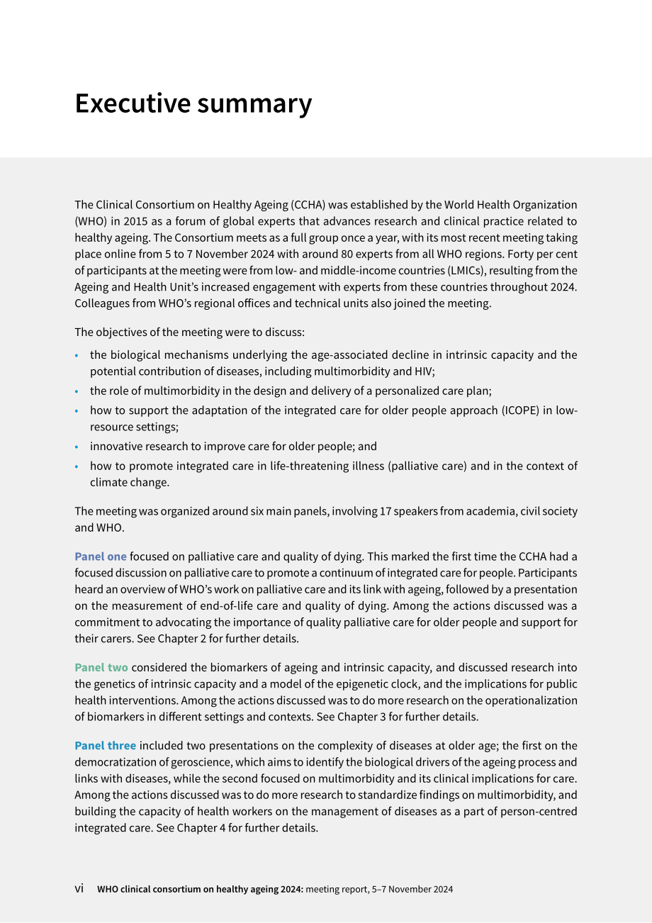 世界卫生组织（WHO）：2024健康老龄化临床联盟会议报告（英文版）（64页）.pdf_第8页
