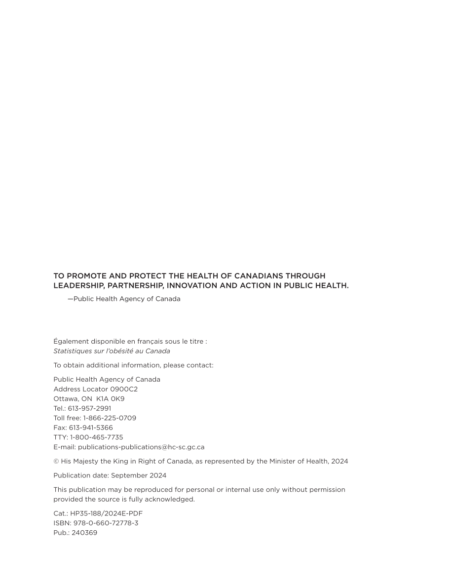 加拿大公共卫生署：2024加拿大肥胖数据统计报告（英文版）（120页）.pdf_第2页