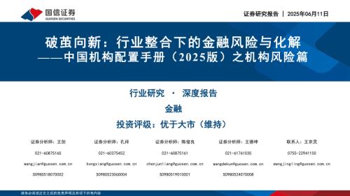 金融行业深度报告：破茧向新行业整合下的金融风险与化解——中国机构配置手册（2025版）之机构风险篇-250611（112页）.pdf