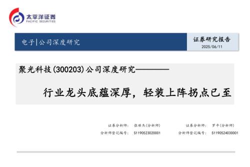 聚光科技-公司深度研究：行业龙头底蕴深厚轻装上阵拐点已至-250611（32页）.pdf