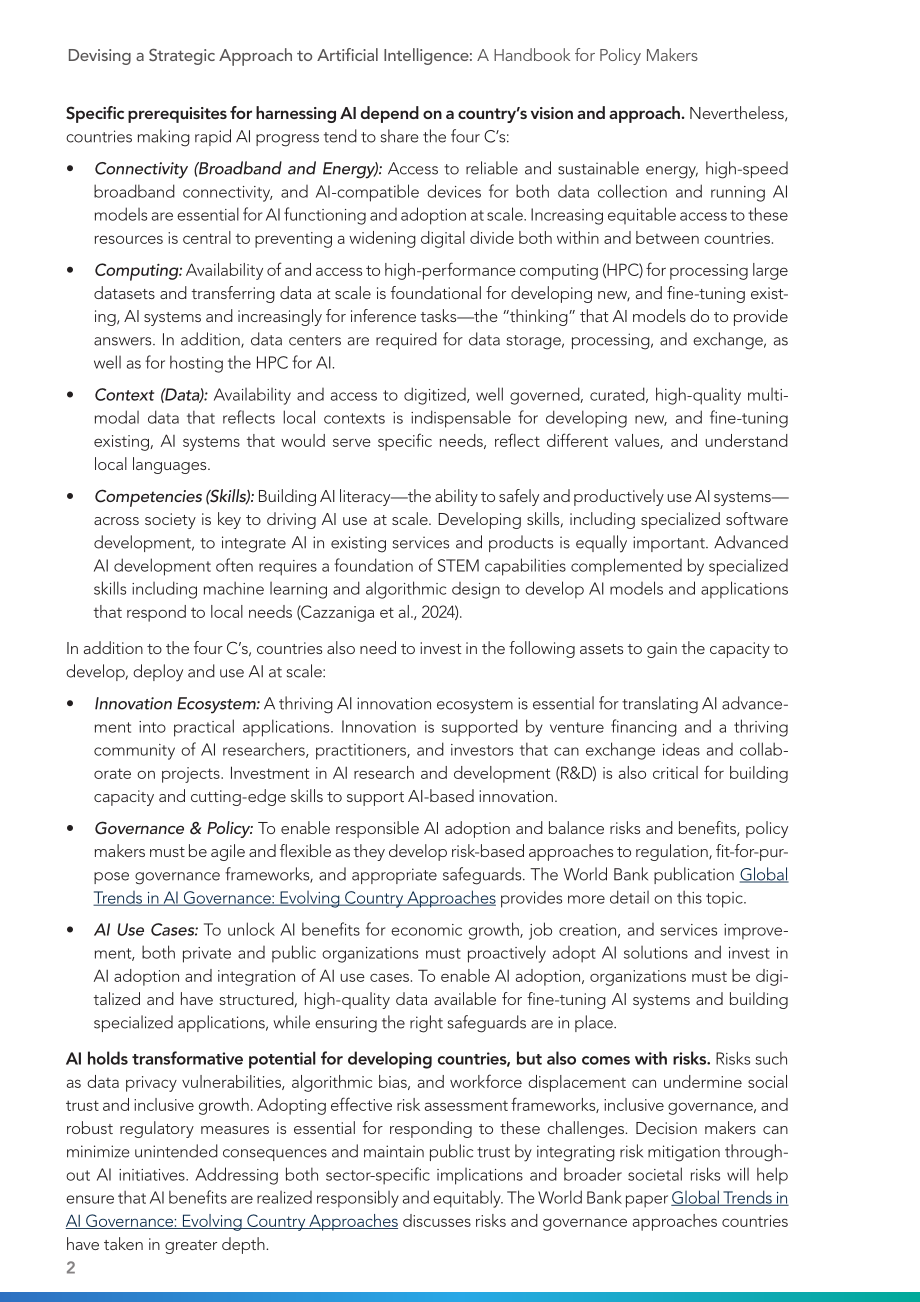 世界银行（WBG）：2025人工智能战略制定方针：政策制定者手册（英文版）（99页）.pdf_第12页